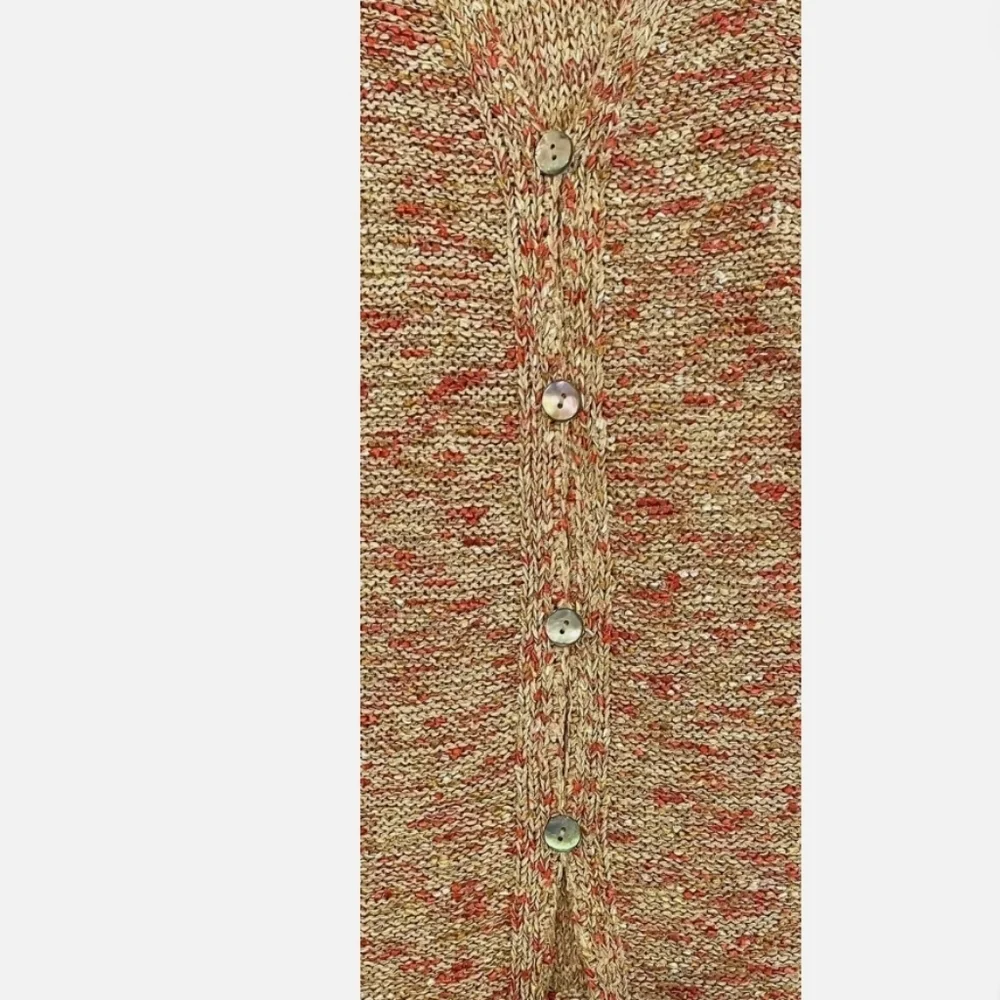 Sigrid Olsen Shell Button Cardigan - Picture 2 of 4